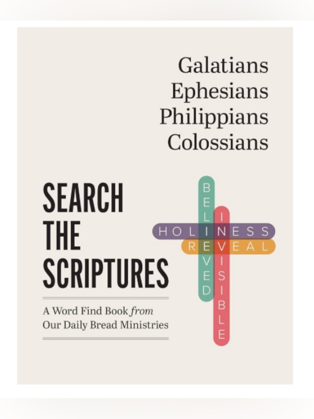 Search the Scriptures Word Find Book